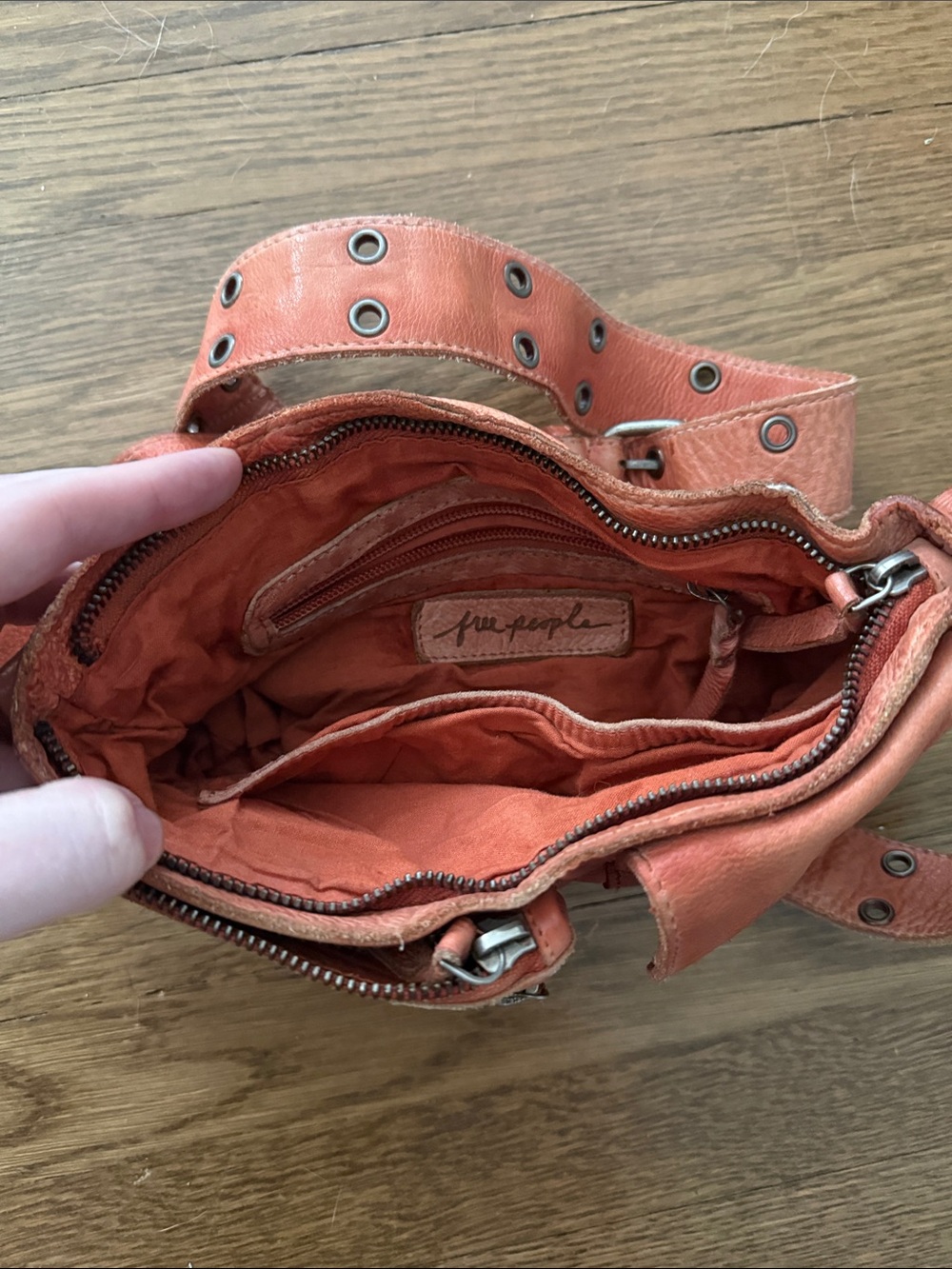 Free People Leather Crossbody Belt Bag - Picture 2 of 5